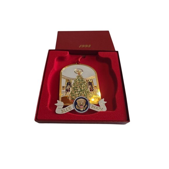 White House Gift Shop Other - 1993 White House Blue Room Christmas Ornament, White House Gift Shop